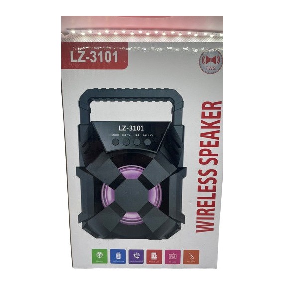 Taluosi LZ-3101 Wireless Speaker Rechargeable 360 Degree Stereo Mini Portable Outdoor Bluetooth-compatible Sound Box